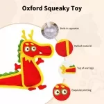 Interactive Squeaky Dog Toy for Teething, Chewing & Fetch – Medium Dogs