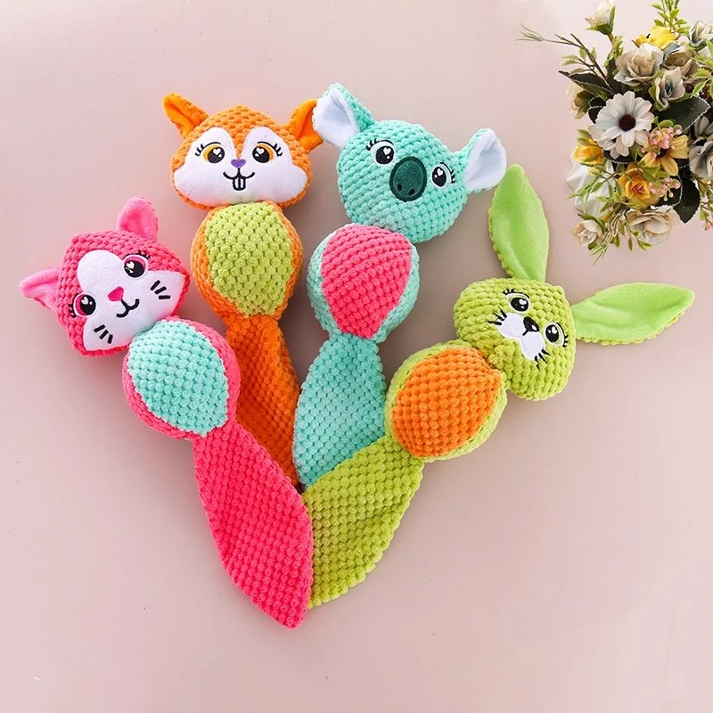 Interactive Corn Dog Plush Toy for Dogs – Squeaky, Soft & Durable