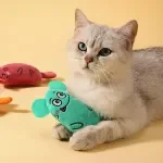 Interactive Plush Catnip Toys for Cats & Kittens – Teeth Grinding & Squeaky Fun
