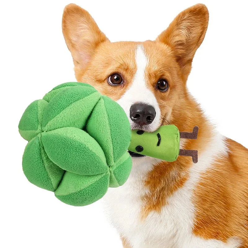 Snuffle Broccoli Dog Puzzle Mat – IQ Boosting Slow Feeder & Training Toy