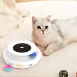 2-in-1 Interactive Cat Toy with Automatic Feather & Fun Ball
