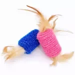 Interactive Cat Feather Spring Toy – Fun Teaser for Active Cats