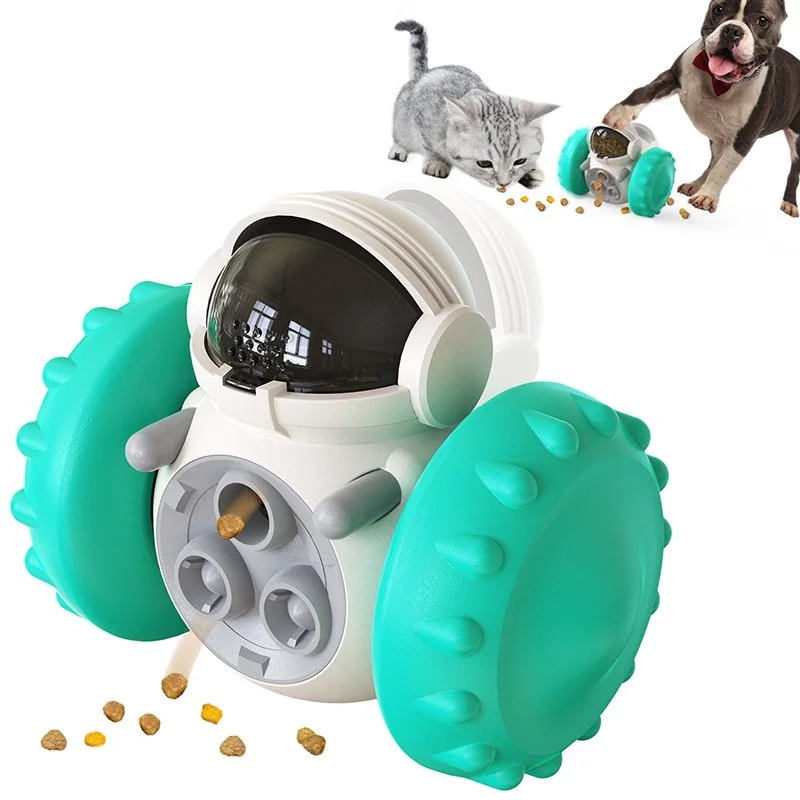 Interactive Dog Treat Leaking Toy and Slow Feeder