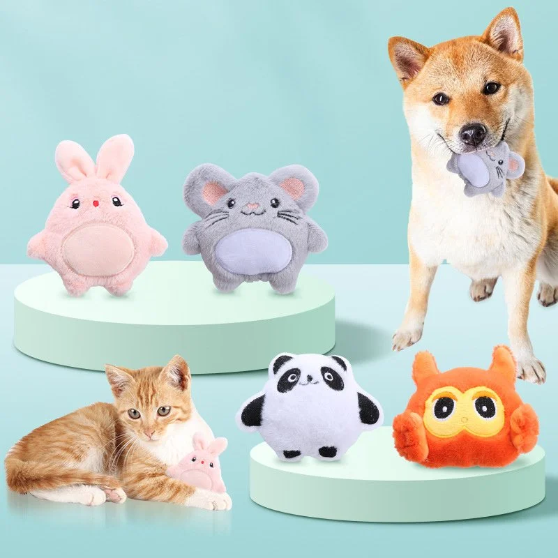 Interactive Catnip Plush Toy - Chew Resistant Sound Paper Toys