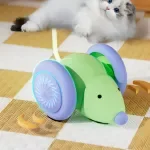Interactive Electric Cat Toy Car – Smart Rechargeable Teaser for Kittens