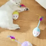 Interactive Smart Cat Toy with USB Charging – Automatic Mouse Teaser