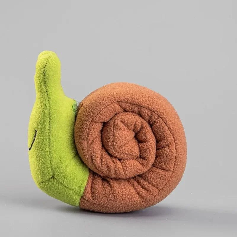 Interactive Dog Toy Snail with Hidden Treat Puzzle