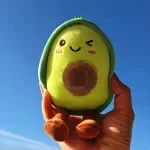 Durable Avocado Plush Toy for Small & Medium Dogs