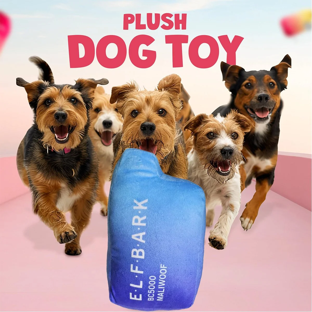 Funny Squeaky Plush Dog Toy