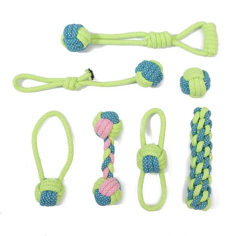 Durable Cotton Rope Dog Toy for Medium & Large Dogs – Chew & Training Fun
