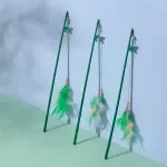 Interactive Feather Cat Toy with Bell – Bite-Resistant Play Stick