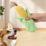 Dog Corn Squeaky Plush Toy for Puppies