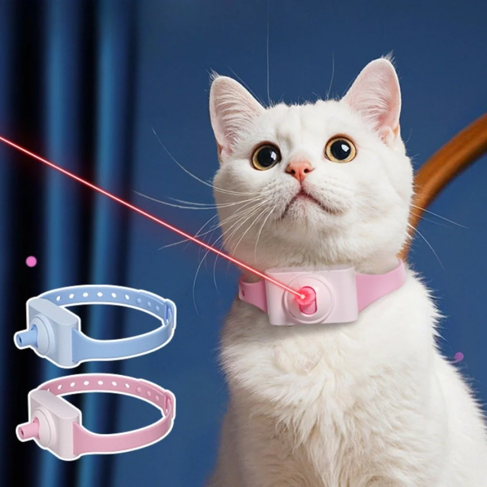Interactive Cat Laser Collar Toy