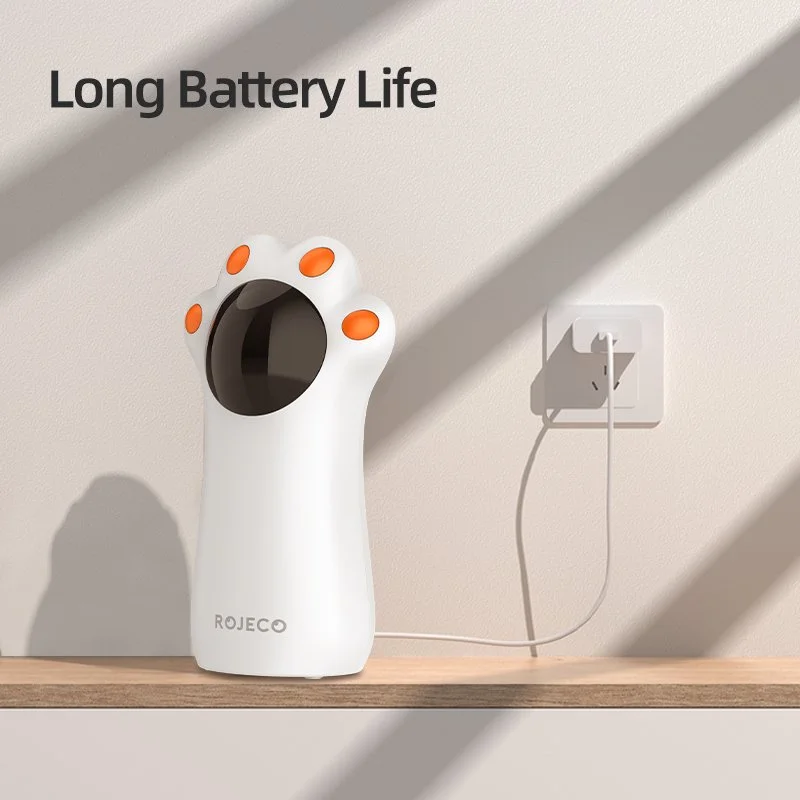 Automatic Cat Laser Toy - Interactive LED Teaser for Indoor Fun
