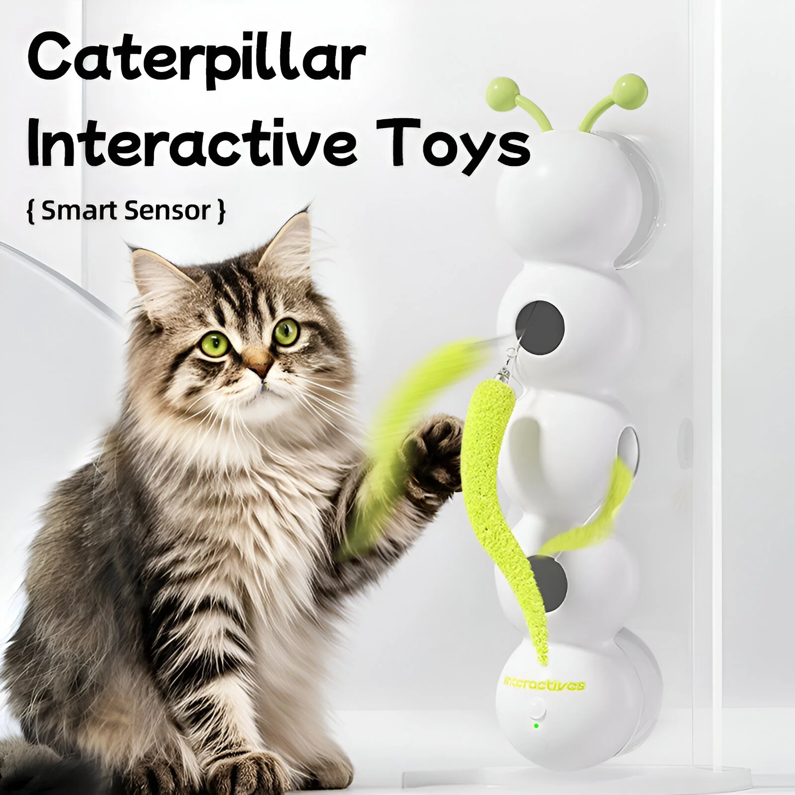 Smart Interactive Caterpillar Cat Toy