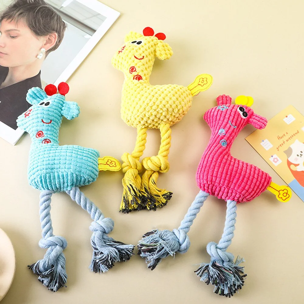 Pet Plush Toy for Dogs and Cats – Soft, Squeaky & Chew-Resistant Fun