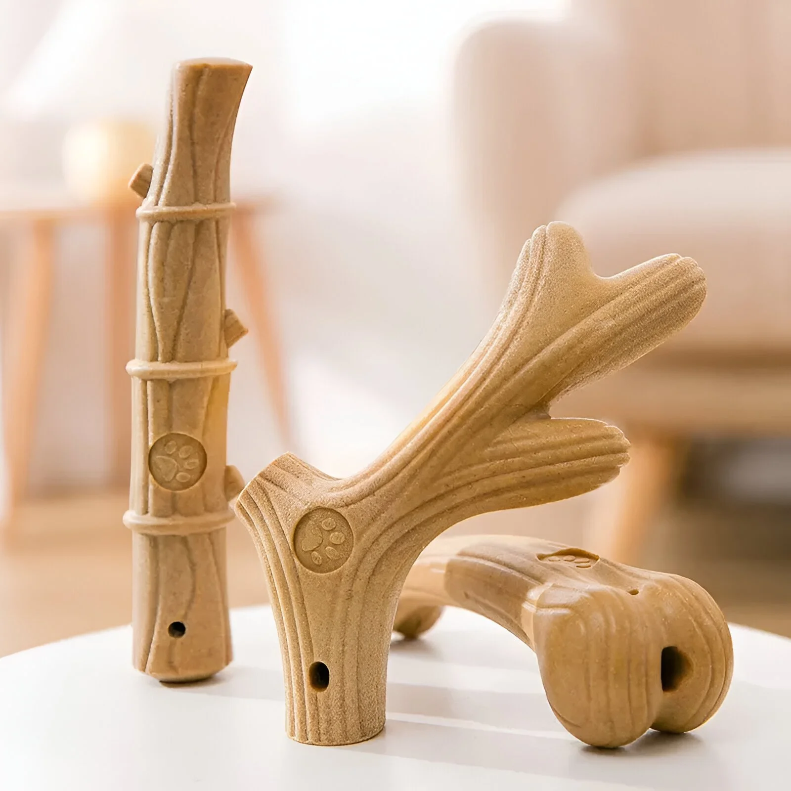 Durable Pine Fiber Dog Chew Toy