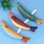 Interactive Catnip Fish Plush Toy