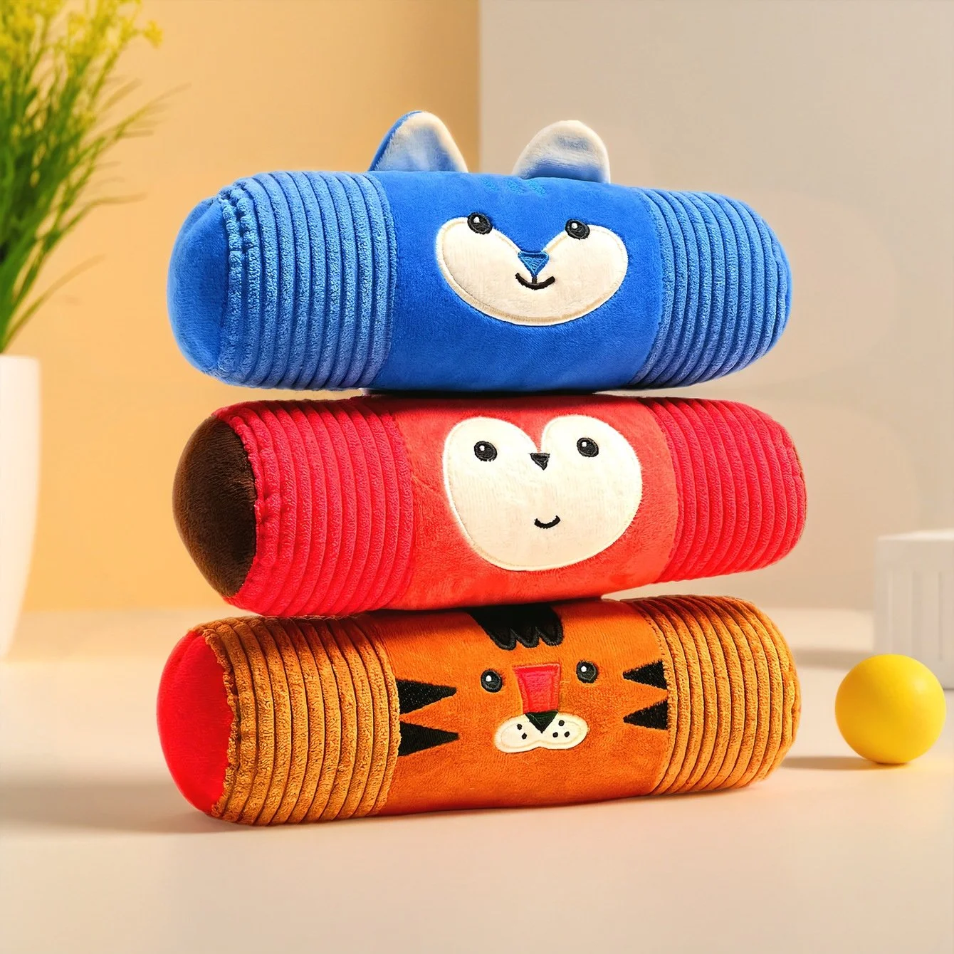 Durable Plush Squeaky Animal Chew Toy for Dogs