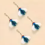 4-Piece Feather Insect Cat Toy Teaser Replacement Heads