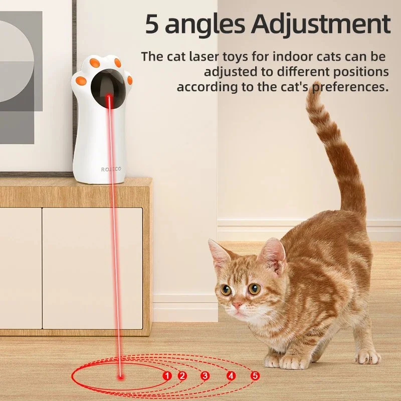 Interactive Automatic LED Laser Cat Toy for Indoor Pets