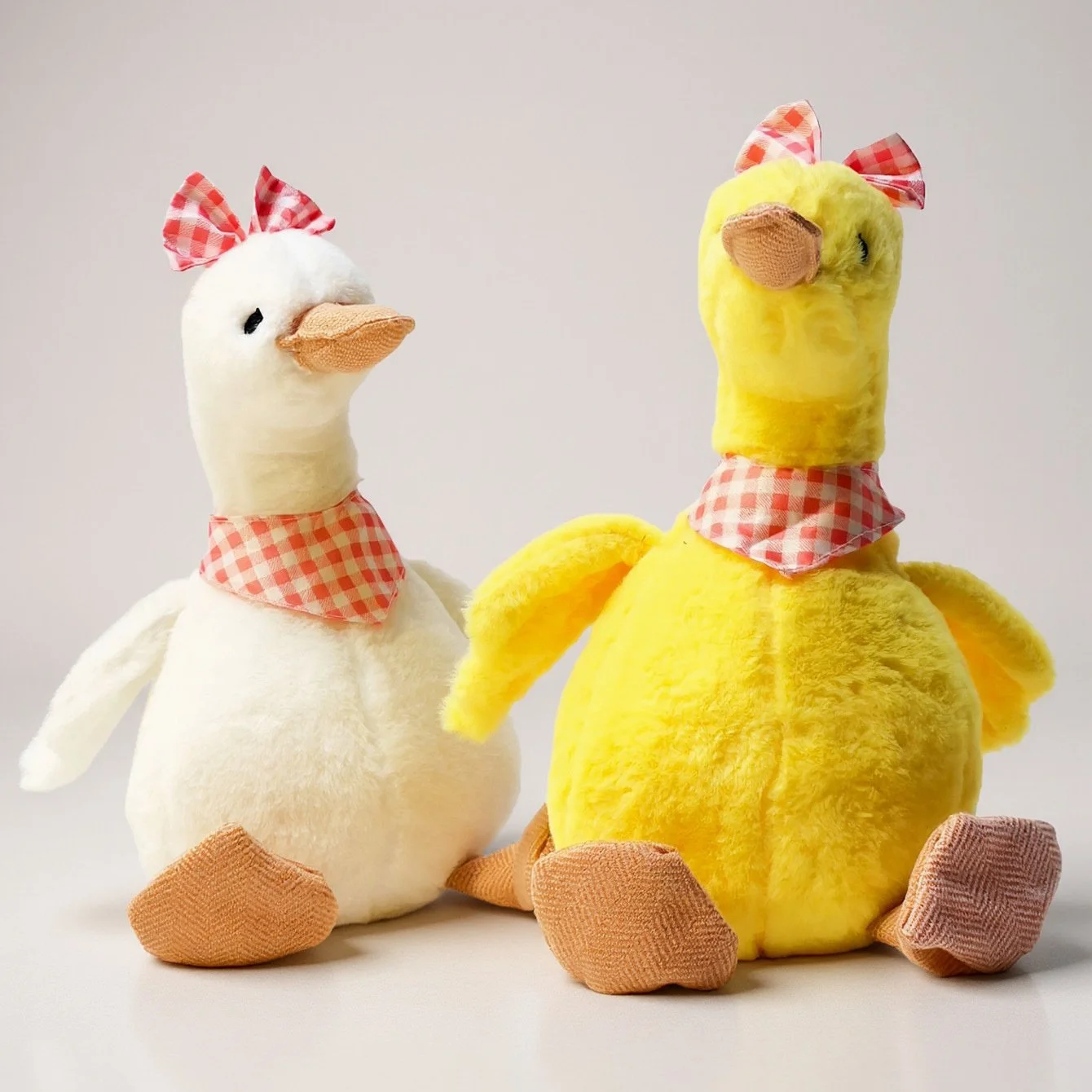Fun Plush Duck & Quack Dog Chew Toy for Puppies & Adult Dogs