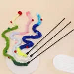 Interactive Cat Toy Stick with Bell