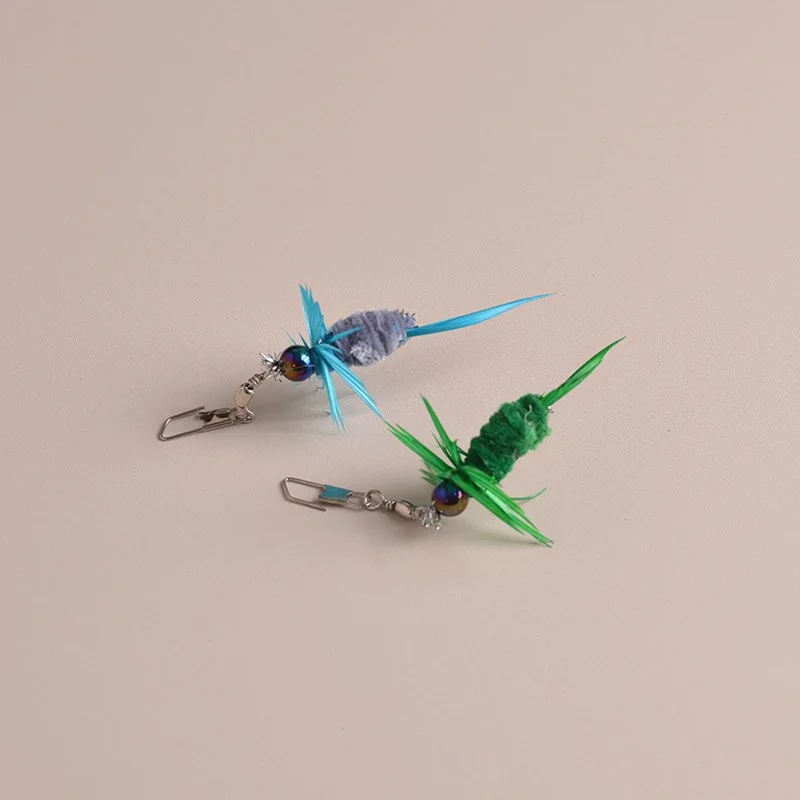 2-Pack Feather Fly Replacement Heads