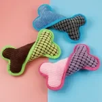 3 Bone-Shaped Squeaky Pet Toys – Durable, Vibrant Chew Toys for Dogs