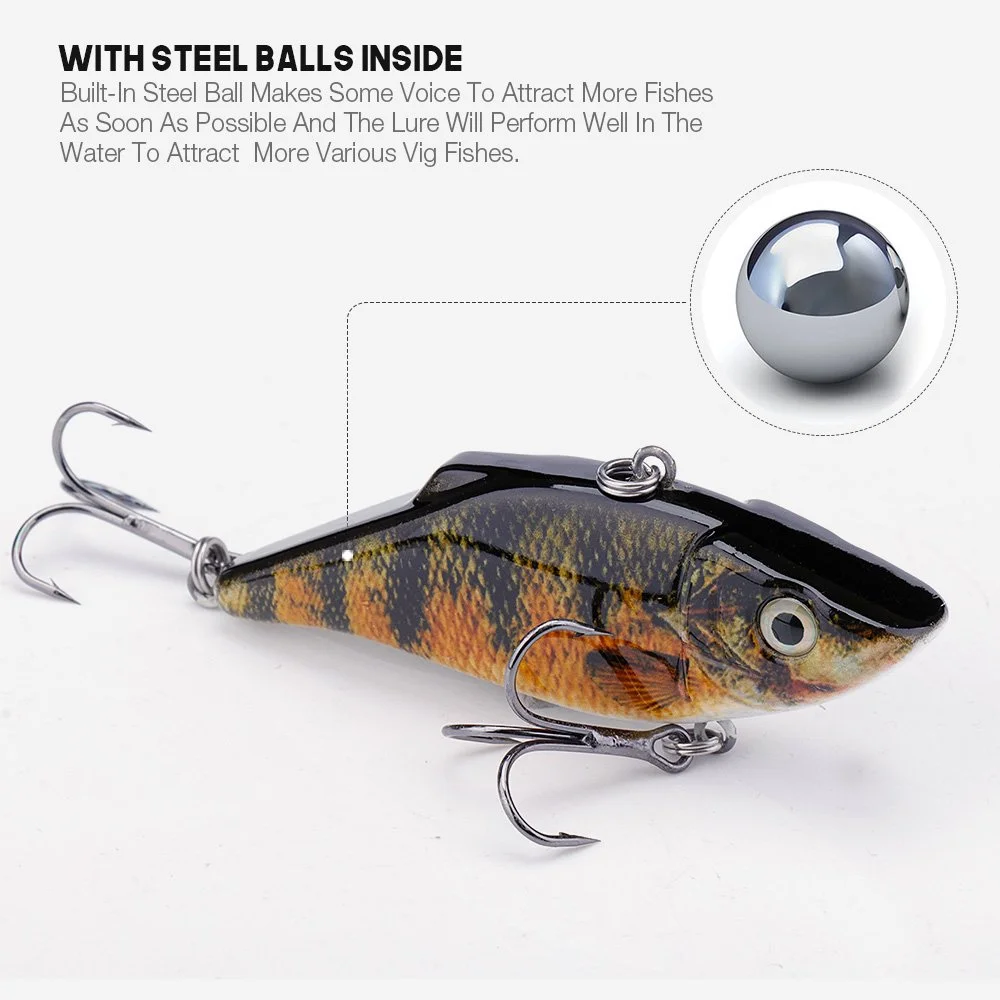 5-Pack Lipless Vibration Jerkbait Set