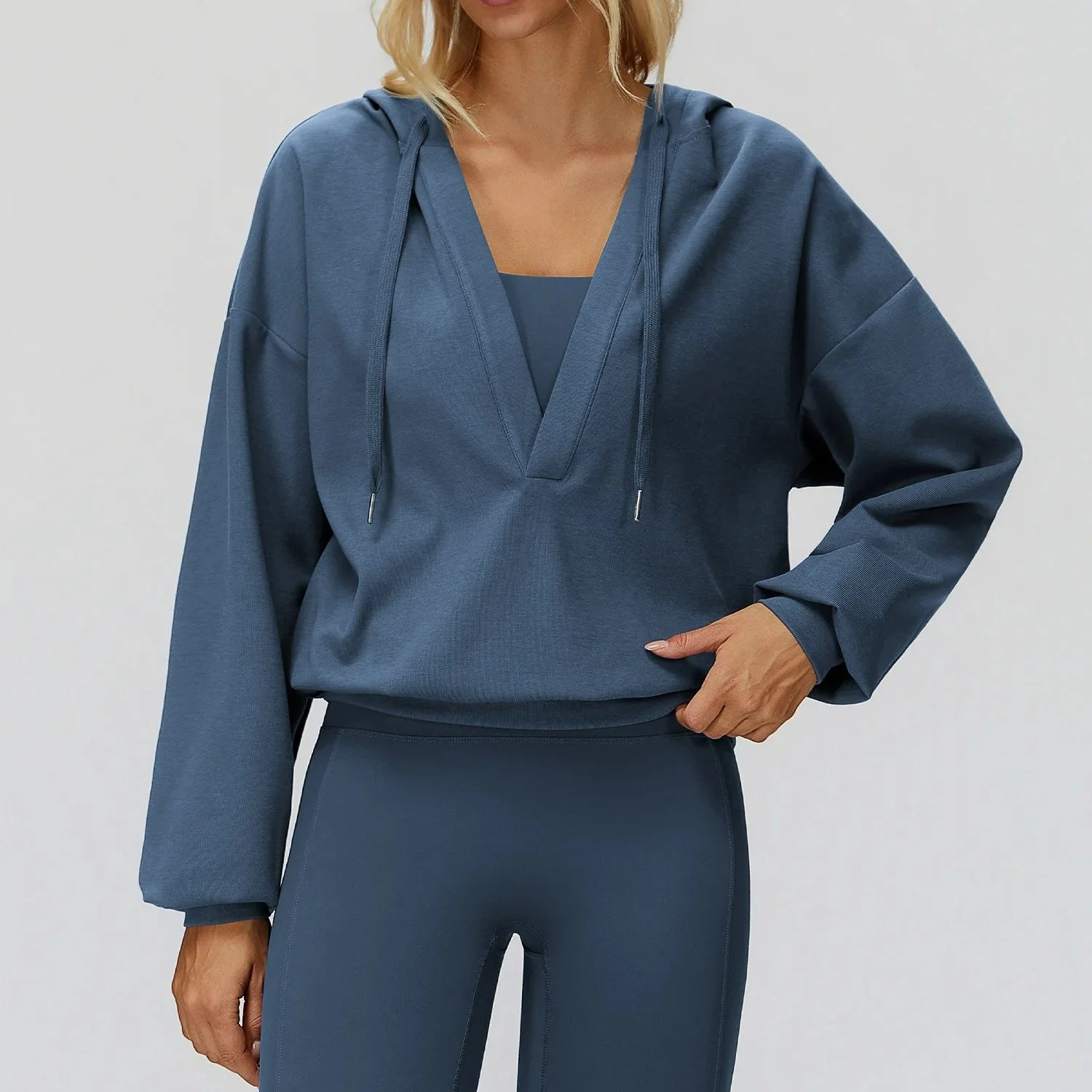 Women’s Deep-V Yoga Sweatshirt