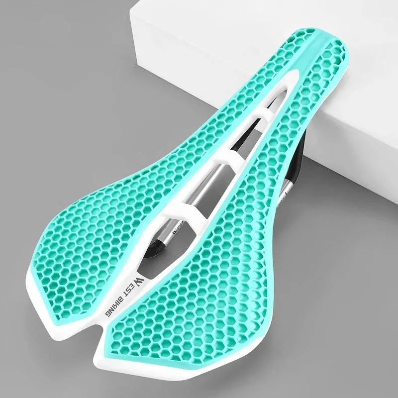Lightweight 3D Honeycomb Bike Saddle with Shock Absorption