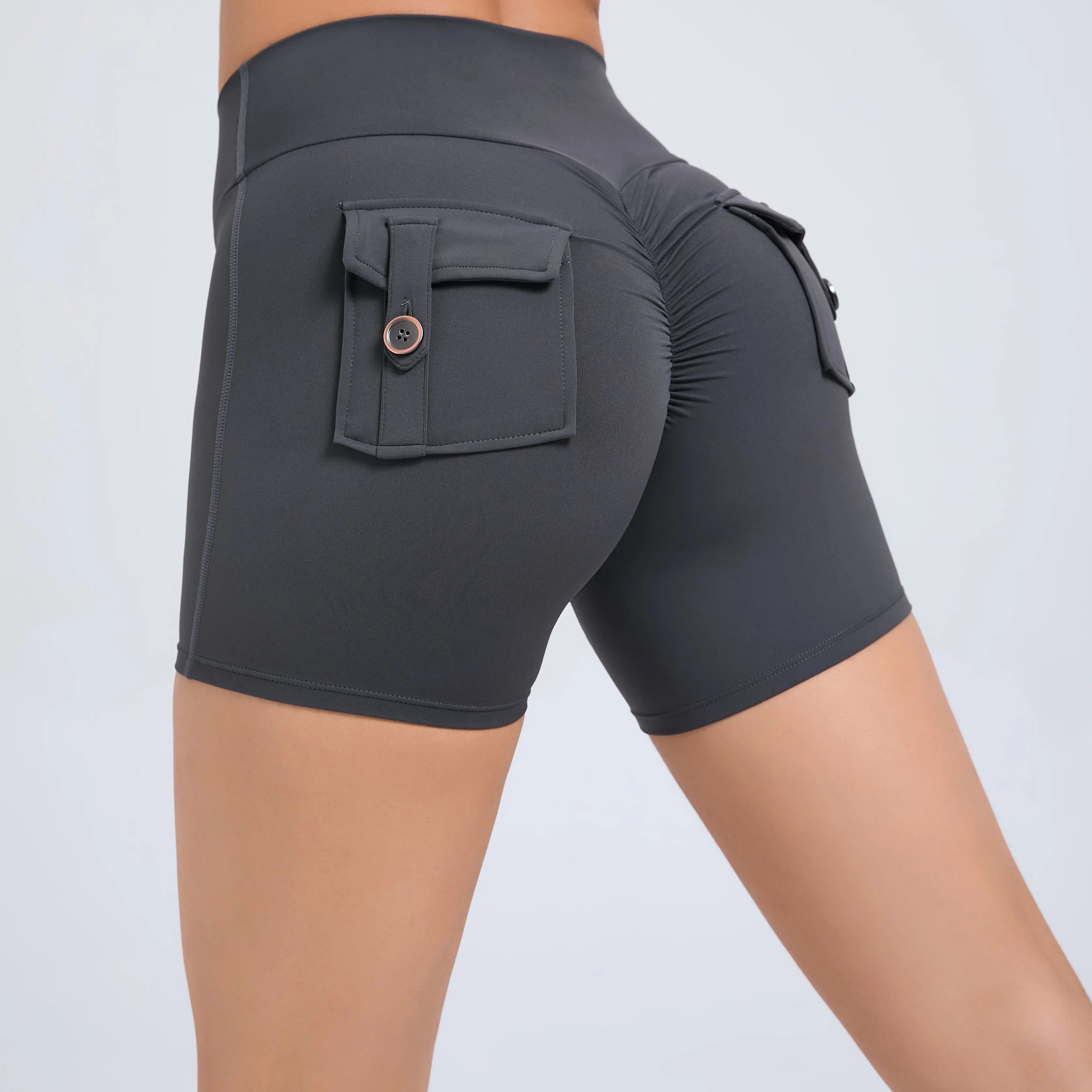 Women’s Peach-Lift Yoga Shorts with Air-Dry Comfort & Three-Quarter Fit