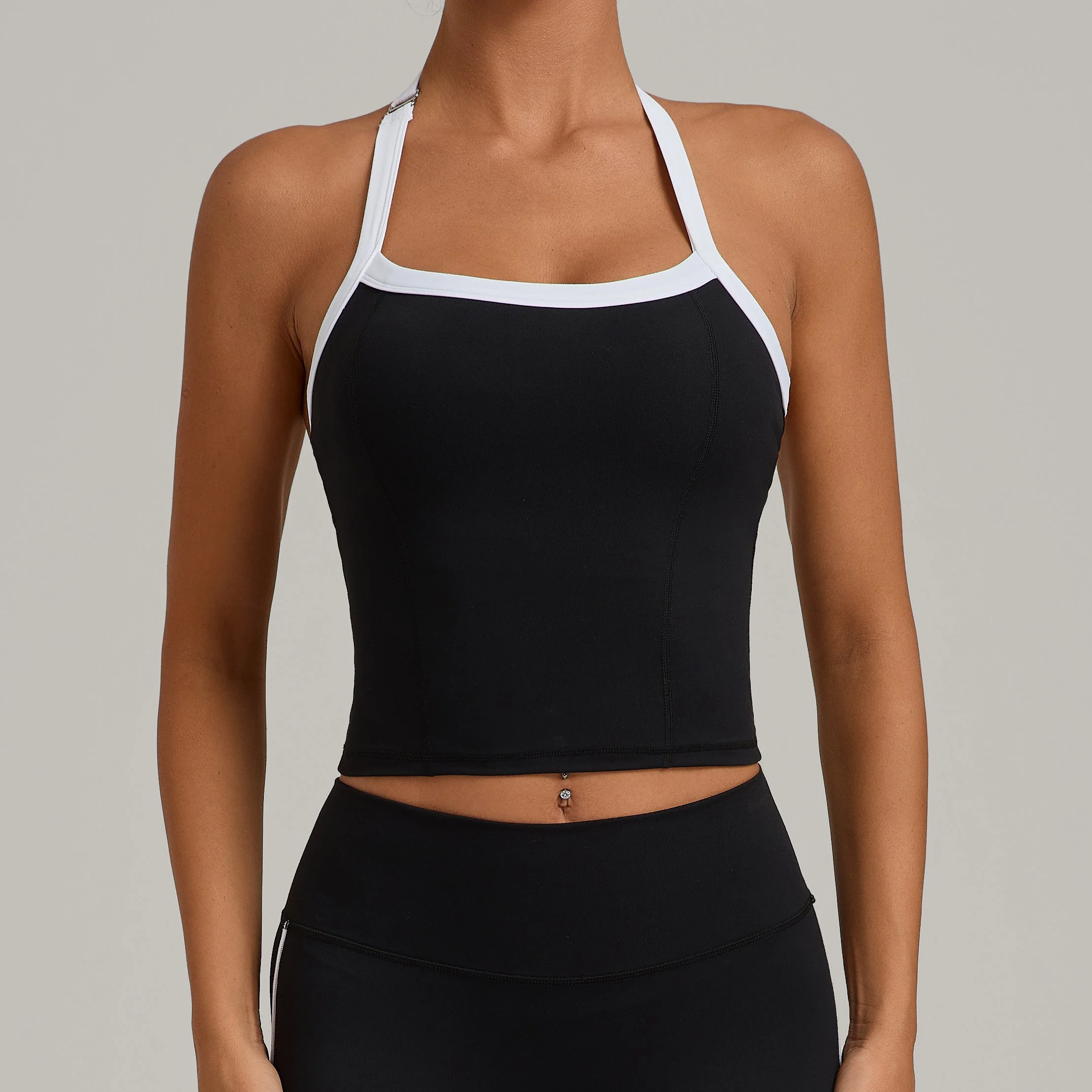 Adjustable Women's Sports Bra Push Up Yoga Fitness Top