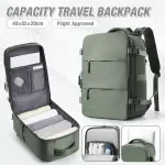Compact 40×20×25 Cabin Travel Backpack with Laptop Compartment
