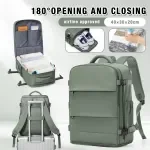 40×30×20 Travel Cabin Backpack with Vacuum Storage Bag & Pump