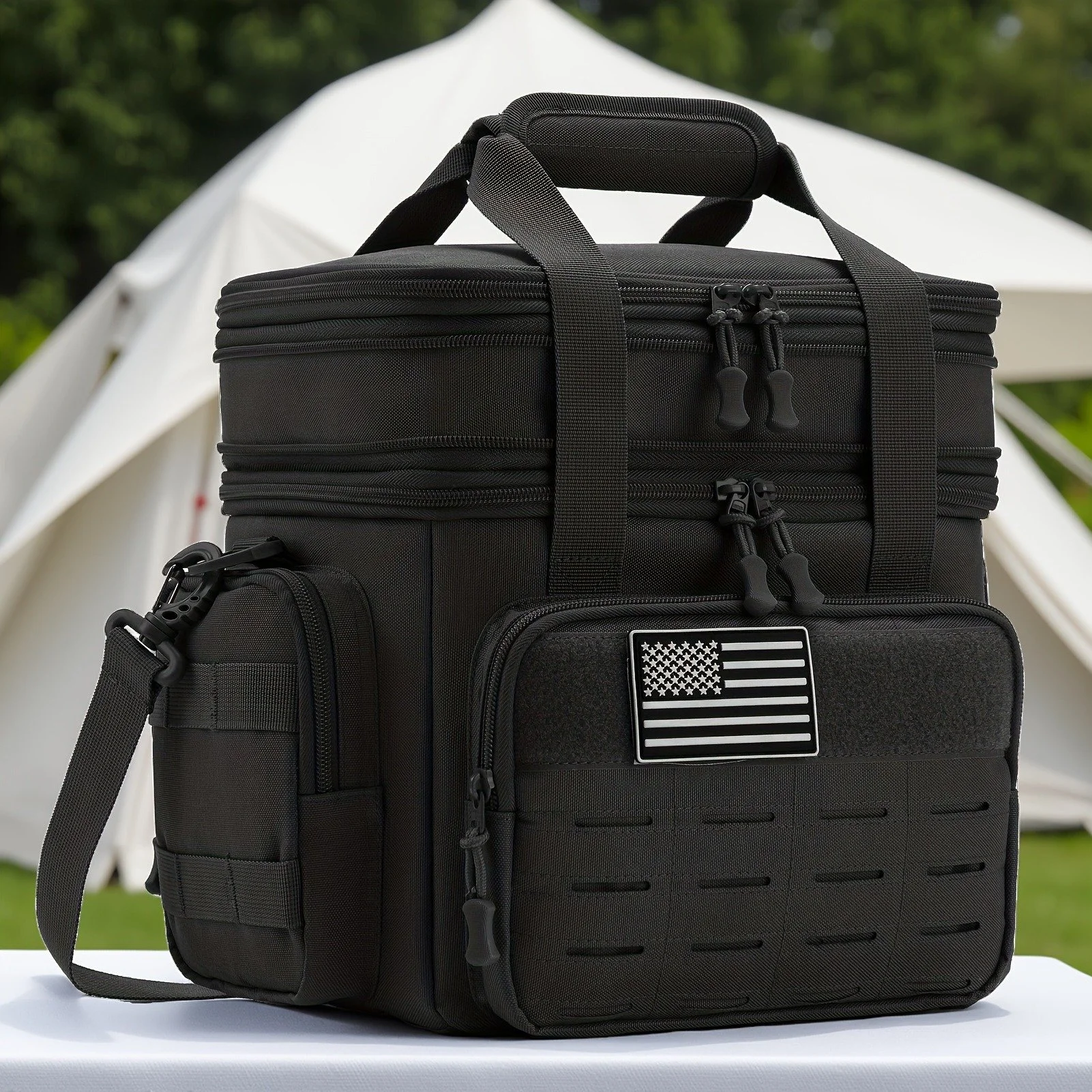 Men's Tactical Expandable 18L Insulated Lunch Cooler Bag
