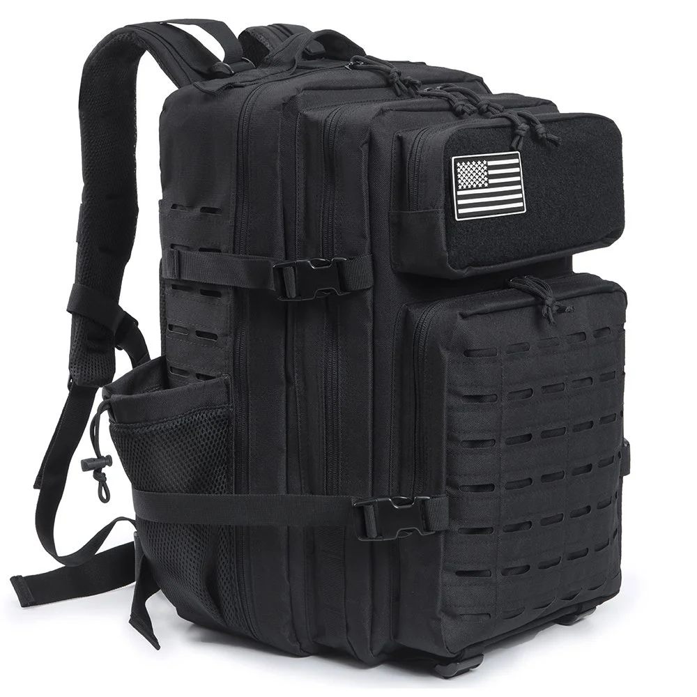 45L Tactical Outdoor Backpack for Hiking, Camping & Travel