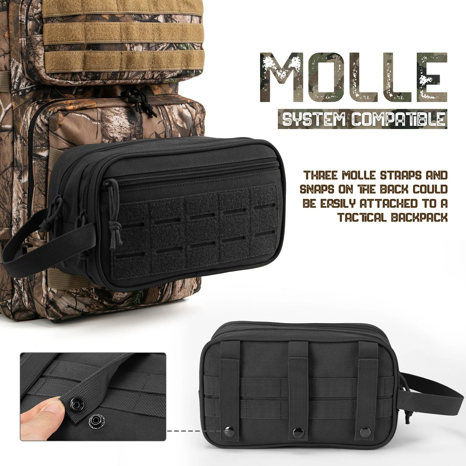 Men’s Travel Toiletry Bag – Shaving Kit, Shower & Waist Dopp Kit