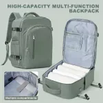 Compact 30L Travel Backpack Carry-On for Airline Personal Item Sizes
