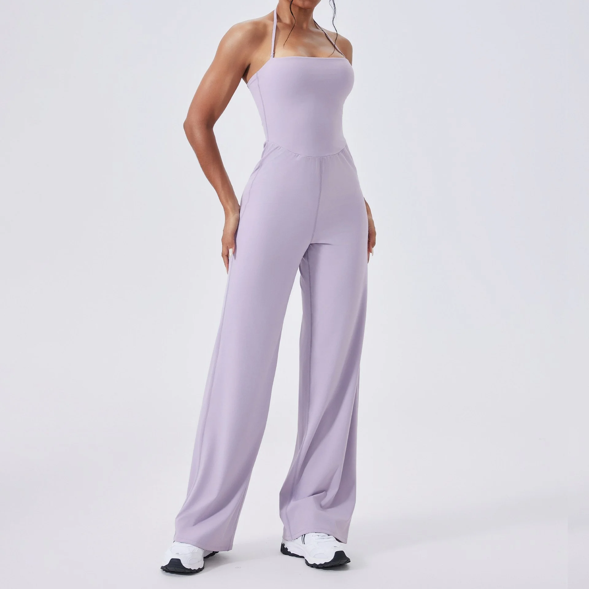 Women's Sports Jumpsuit Fitness Bodysuit Yoga One Piece Workout Suit