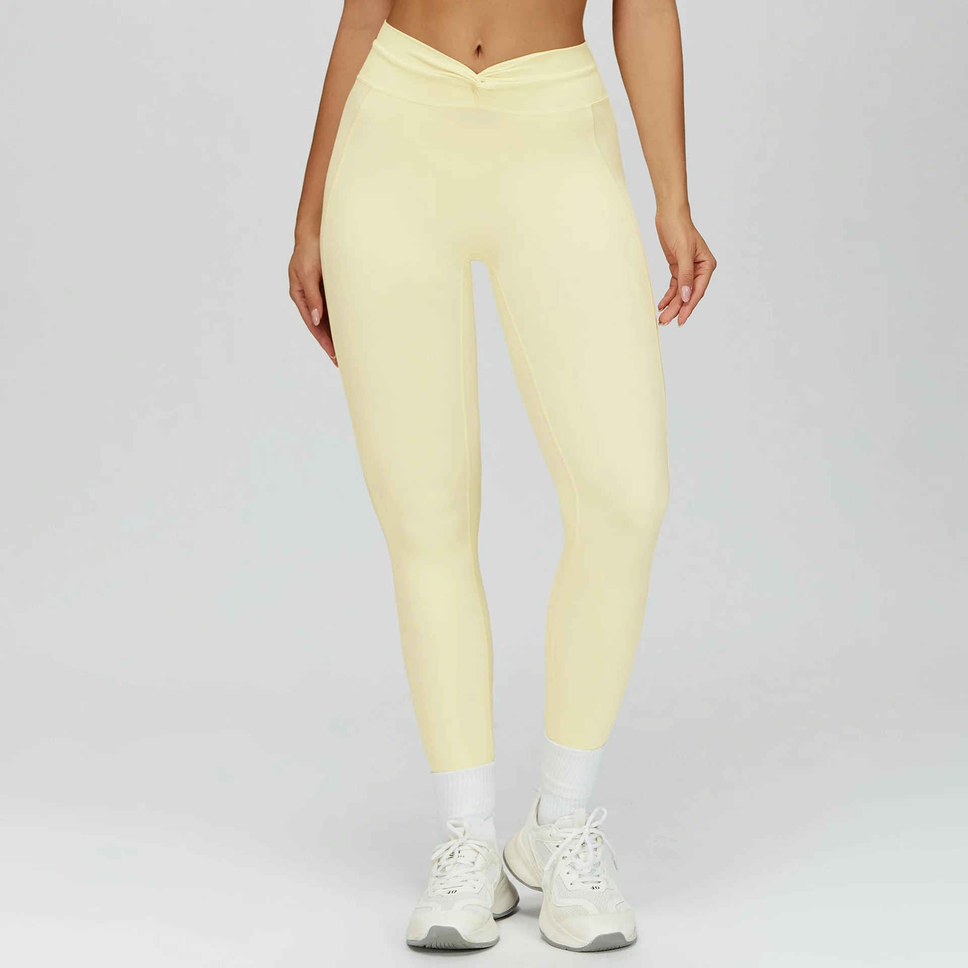 Women's High-Waisted Crossed Yoga Pants