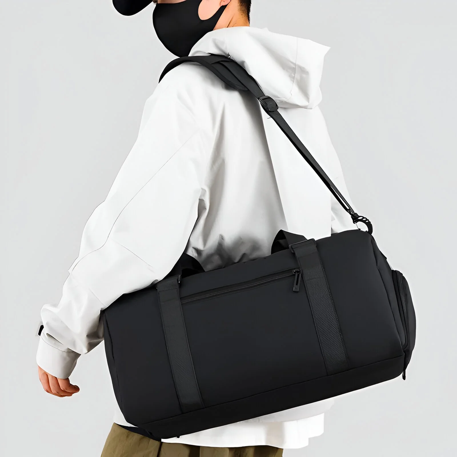 Men & Women Large Capacity Fitness Gym Bag - Travel Duffel Crossbody Sports Backpack