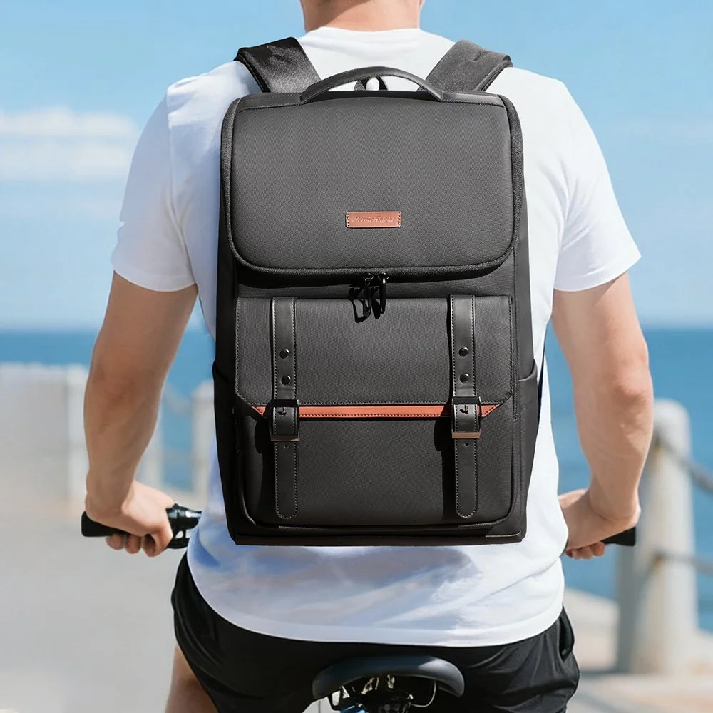 Men’s Fashion Crossbody Laptop Backpack – Waterproof, Anti-Theft, Casual