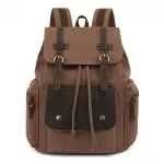 Canvas Retro Men's Backpack for 14-inch Laptop - Wear-resistant & Stylish 36-55L Capacity
