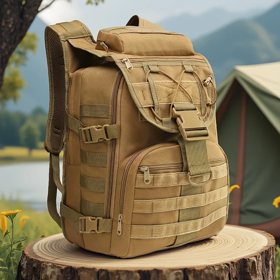 35L Tactical Backpack for Men - Outdoor Hiking, Camping, and Survival Gear