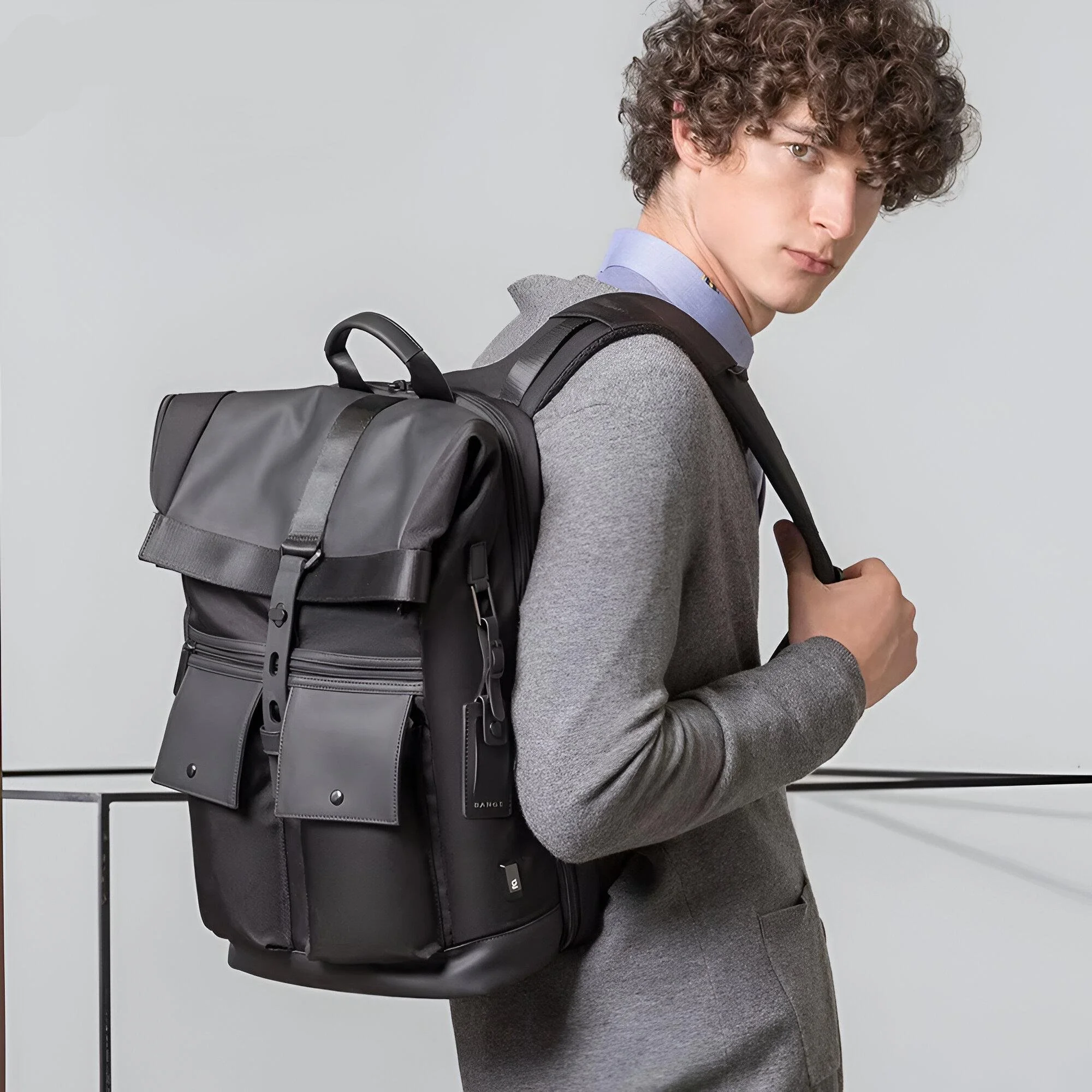 Slim Anti-Theft Waterproof Laptop Backpack for Travel, Work & School