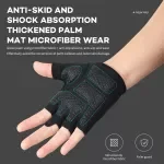 Half Finger Cycling Gloves for Men and Women – High Grip Multipurpose Gloves