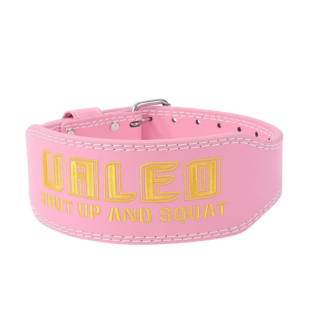 Embroidery Weightlifting Belt with Waist Pad for Men & Women – Gym Powerlifting Support
