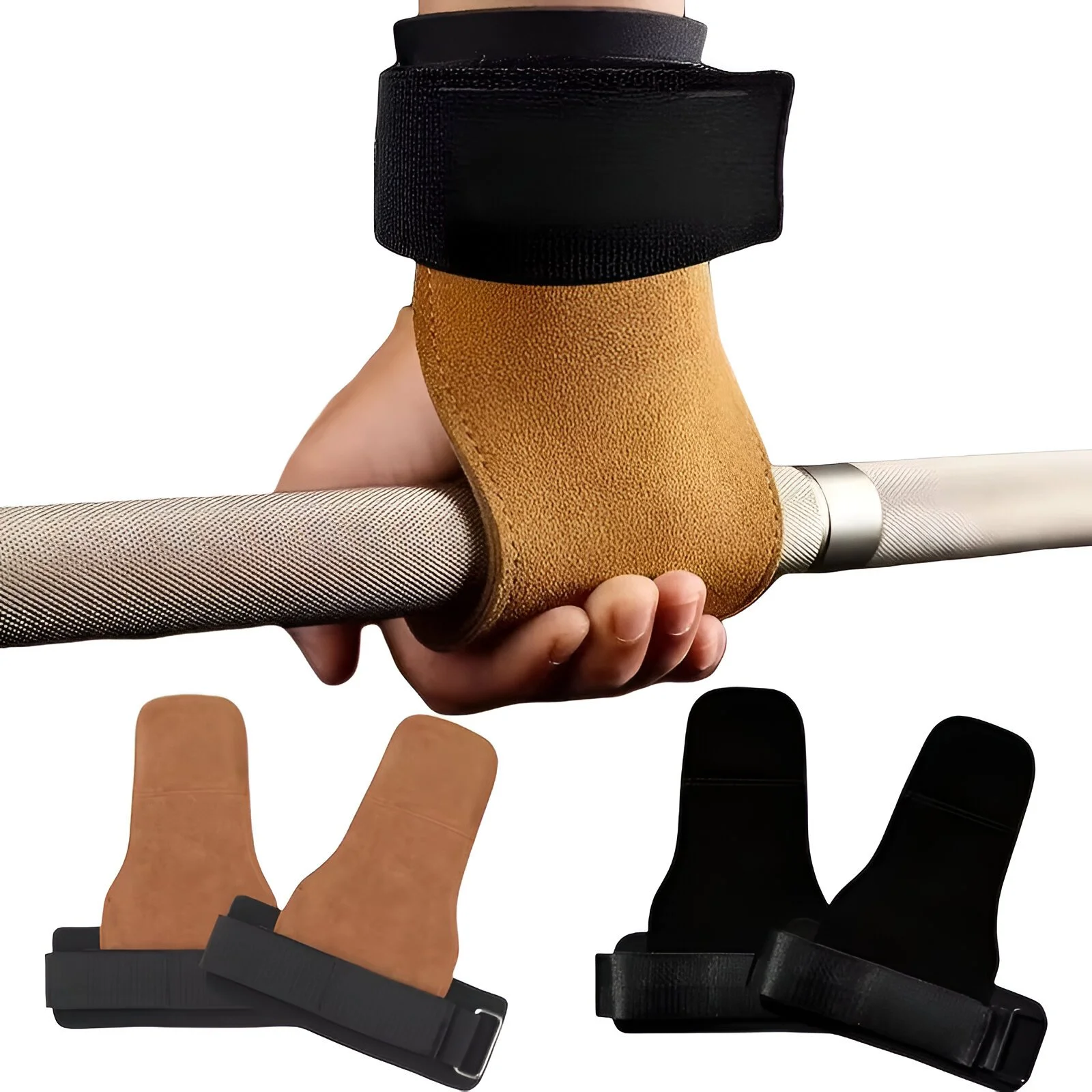 Weightlifting Wrist Straps with Enhanced Grip - Durable Workout Straps for Powerlifting & Deadlifts